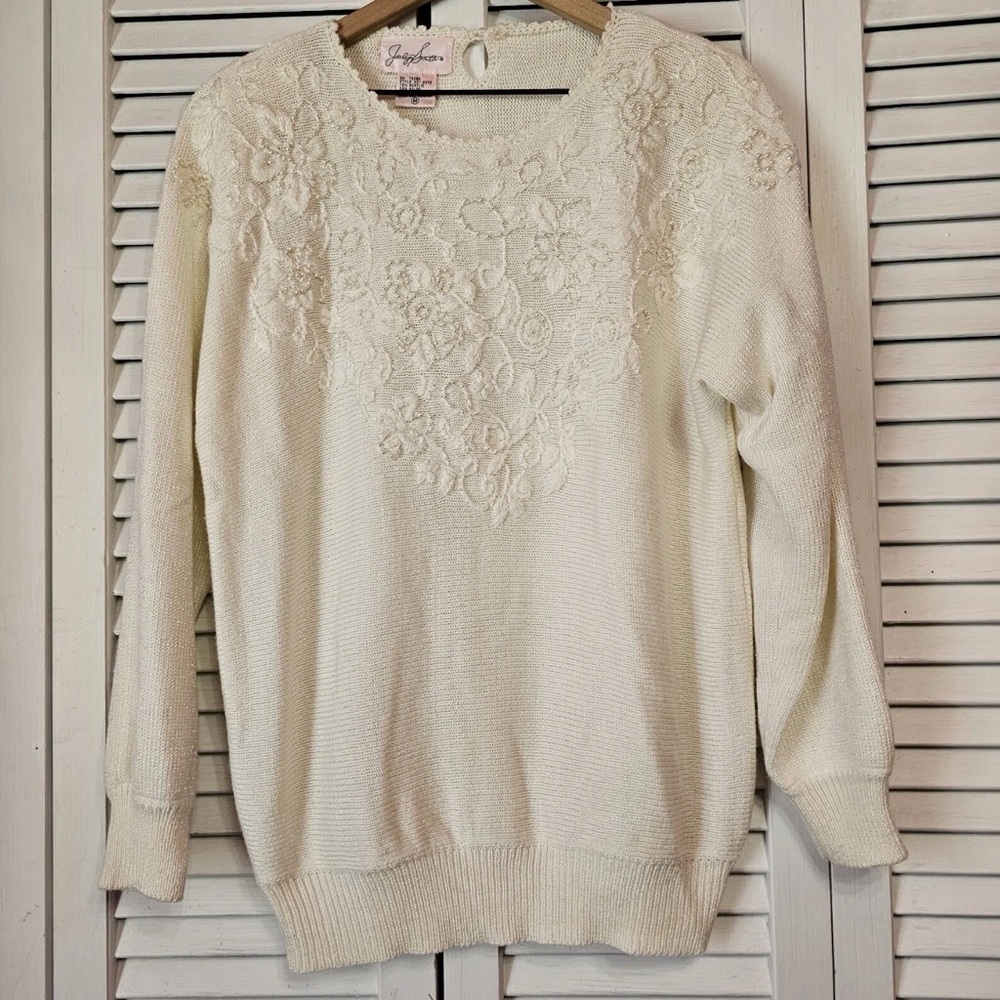 Vintage Jaclyn Smith‎ - Beaded Sweater